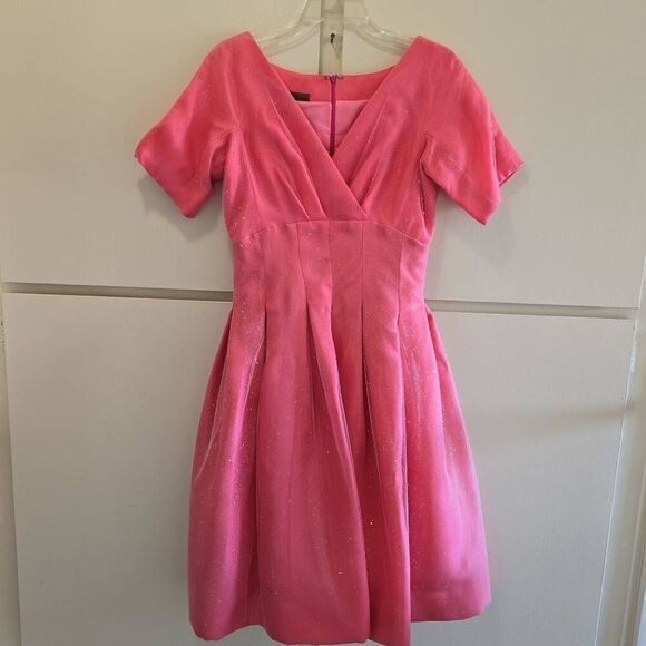 KEVAN HALL Couture Schiaparelli Pink 50s Style Cocktail Dress, NWOT, Sz. 8... ST - Picture 2 of 11